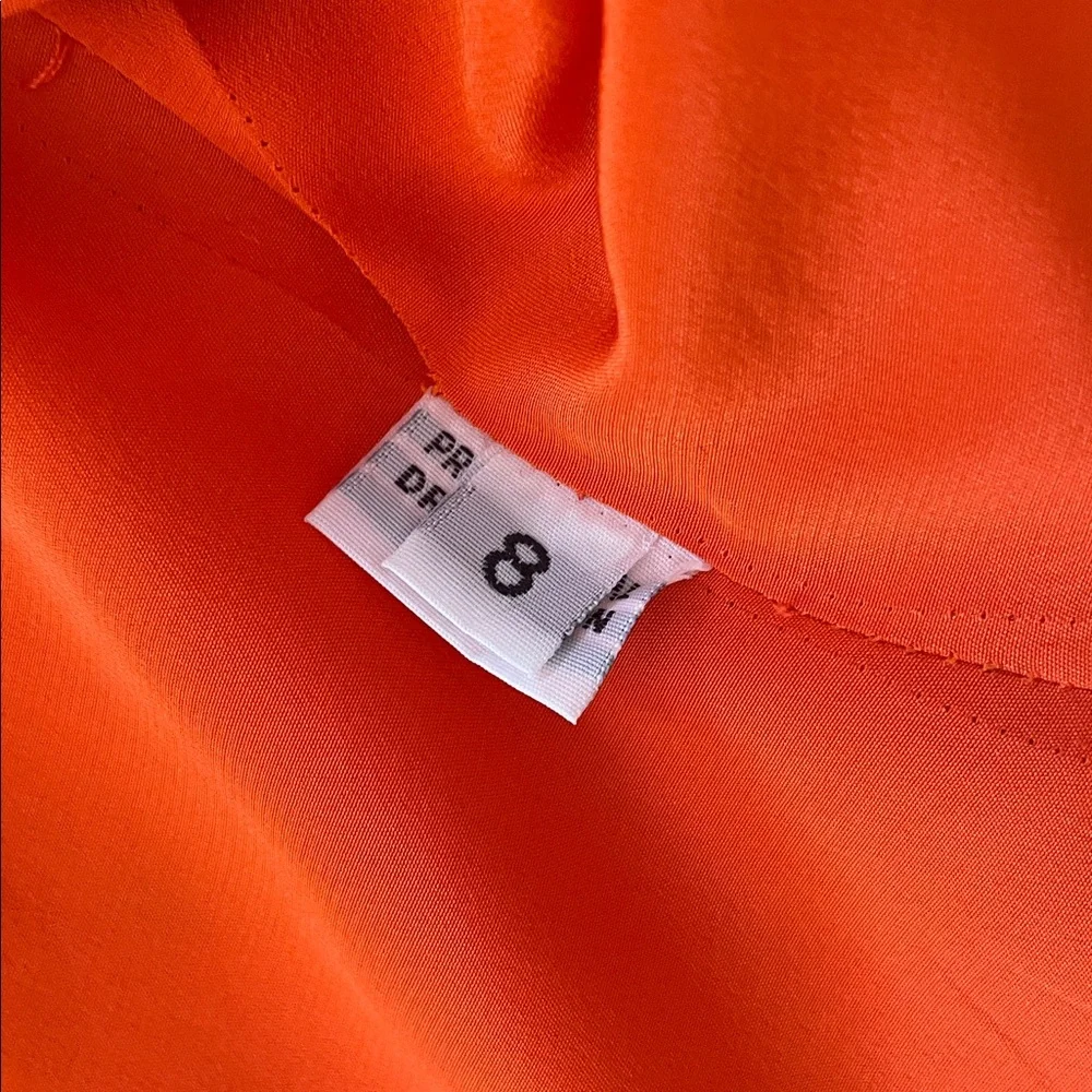 NWT.$3200 Oscar De La Renta Saks Fifth Avenue Orange Purple Floral Jacket Sz.8 - Picture 10 of 11
